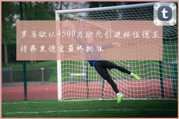 罗马欲以4500万欧元引进林伍德正待弗里德金最终批准